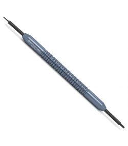 Spring bar tool for strap, bracelet replacement, anodized aluminum, 2 steel tips, 140 mm