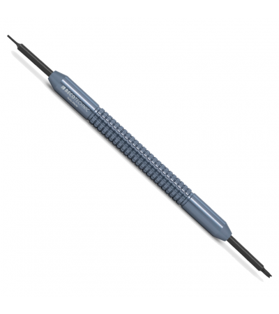 Spring bar tool for strap, bracelet replacement, anodized aluminum, 2 steel tips, 140 mm