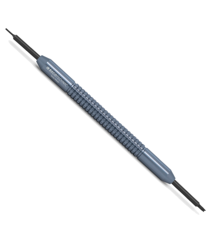 Spring bar tool for strap, bracelet replacement, anodized aluminum, 2 steel tips, 140 mm