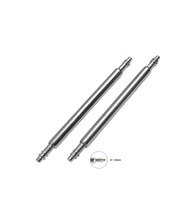 Spring bars shape B/22 with double flange 16 mm, 1.20 mm