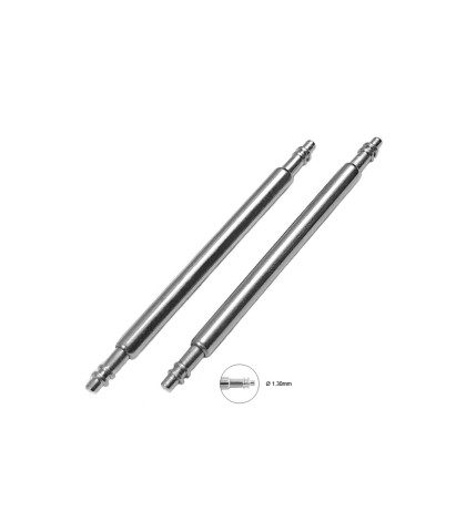 Spring bars shape H/22 with double flange 16 mm, 1.30 mm