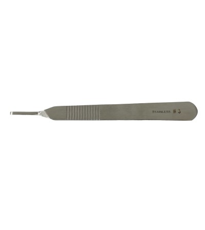Stainless steel scalpel handle 130 mm