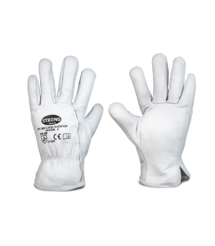 Strong hand classic silverstone napa leather work gloves, size 8