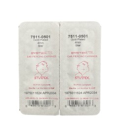 Studex Gold-Plated 4mm Star Earrings 7511-0501