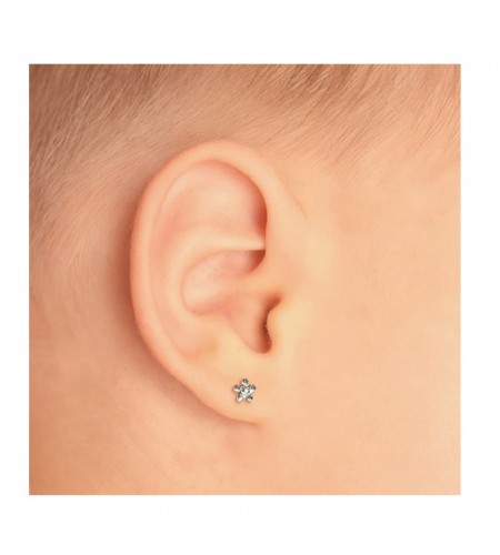 Studex Gold-Plated Baby Daisy Cryst ...