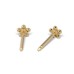 Studex Gold-Plated Baby Daisy Crystal Earrings, 3mm, 7581-6004