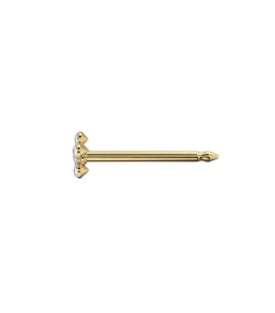 Studex Gold-Plated Baby Daisy Crystal Earrings, 3mm, 7581-6004