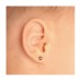 Studex Gold-Plated Baby Daisy Ruby Earrings, 3mm, 7581-6074