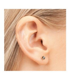 Studex Gold-Plated Baby Tiffany with cubic zircon Earrings, 3mm, 7511-0100