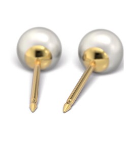 Studex Gold-Plated Earrings with Pearl, 5mm 7521-0675