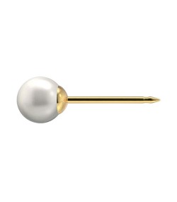 Studex Gold-Plated Earrings with Pearl, 5mm 7521-0675