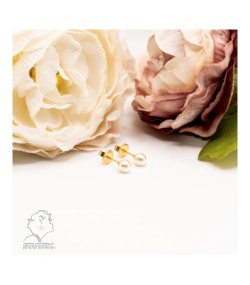 Studex Gold-Plated Earrings with Pearl, 5mm 7521-0675
