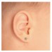 Studex Gold-Plated October Rose Flower Earrings, 3mm 7581-6510