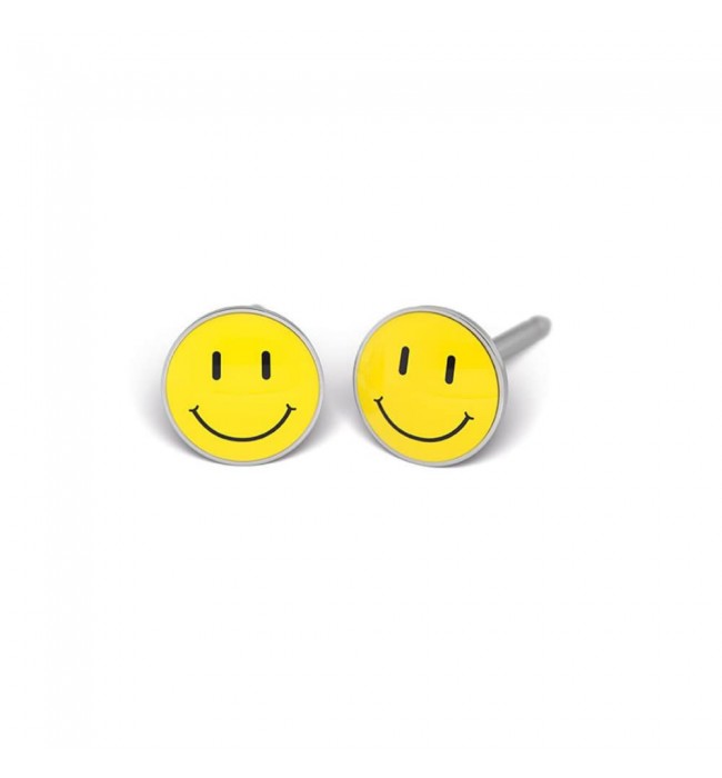 Studex Happy Face (Smiley) Earrings, 5mm, 7512-0604