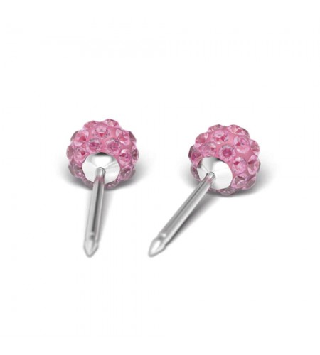 Studex silver fireball Rose earring ...