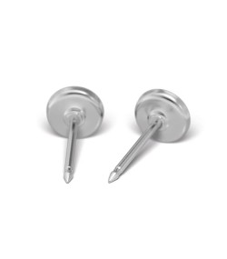 Studex Silver Teddy Bear Motif Earrings, 5mm, 7512-0656