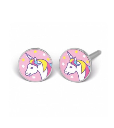 Studex stainless steel Unicorn earrings for kids ear-studs 7512-0654
