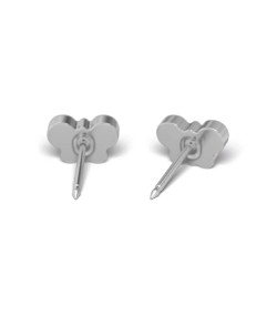 Studex steel Butterfly Cubic zircon Earrings, 8mm, 7524-2004