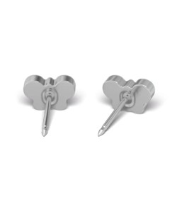 Studex steel Butterfly Mar Aquamarine Earrings, 8mm 7524-2003