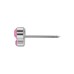 Studex steel Butterfly Rose Earrings, 8mm, 7524-2010