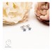 Studex steel Light Sapphire Sep Earrings, 5mm 7512-6399