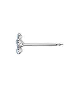 Studex steel Light Sapphire Sep Earrings, 5mm 7512-6399