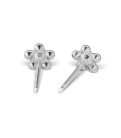 Studex steel Tanzanite April Crystal Earrings, 5mm, 7512-6284