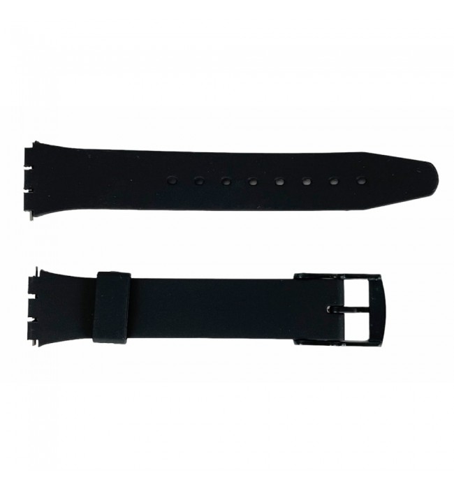 SWATCH smooth strap with plastic clasp 17 mm