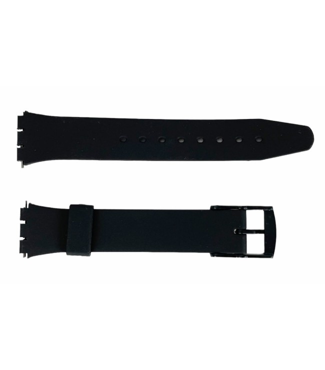 SWATCH гладка каишка с пластмасова катарама 17 мм