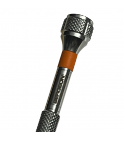 Bergeon 30080-01 Watchmaker Screwdriver 0.50mm Chromium-Plated Swiss Precision Tool (Orange)