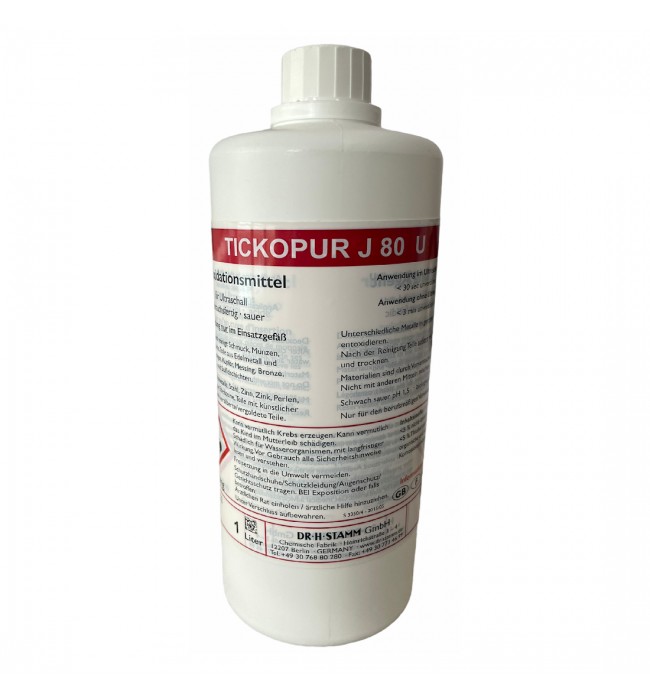 Tickopur J 80 U Deoxidisation Cleaner ultrasonic Cleaning 1l