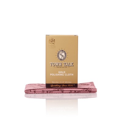 Town Talk cotton gold polishing cloth 30 x 45 cm