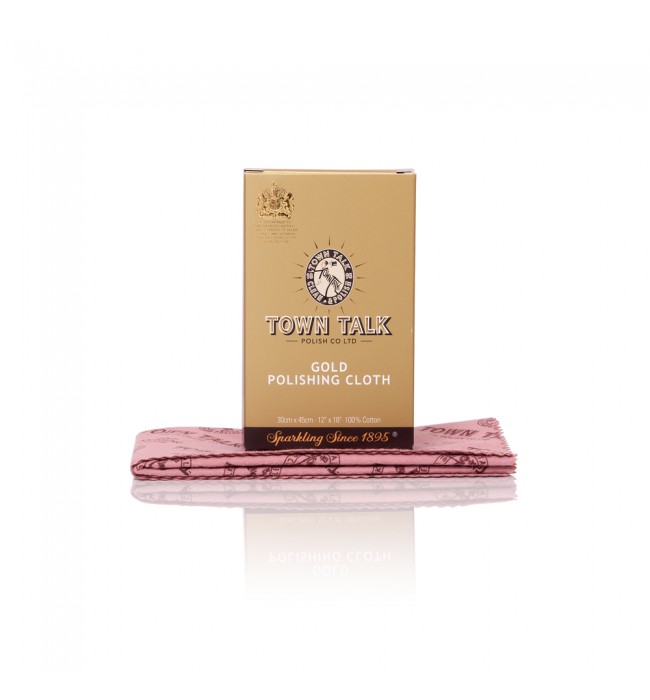 Town Talk cotton gold polishing cloth 30 x 45 cm