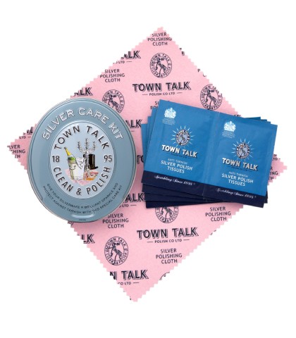 Town Talk silver care kit clean and polishing