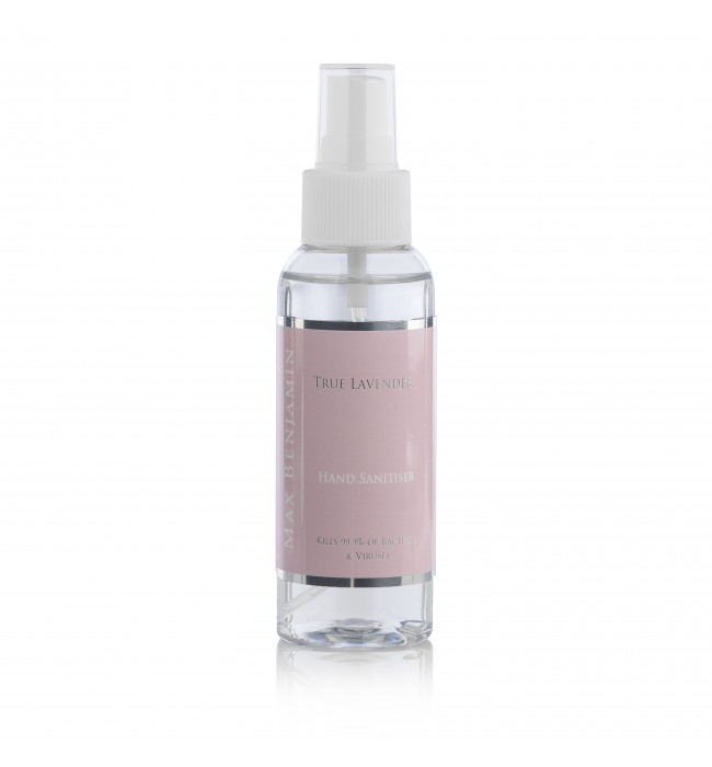 Hand Sanitiser Spray True Lavender Max Benjamin 100 ml