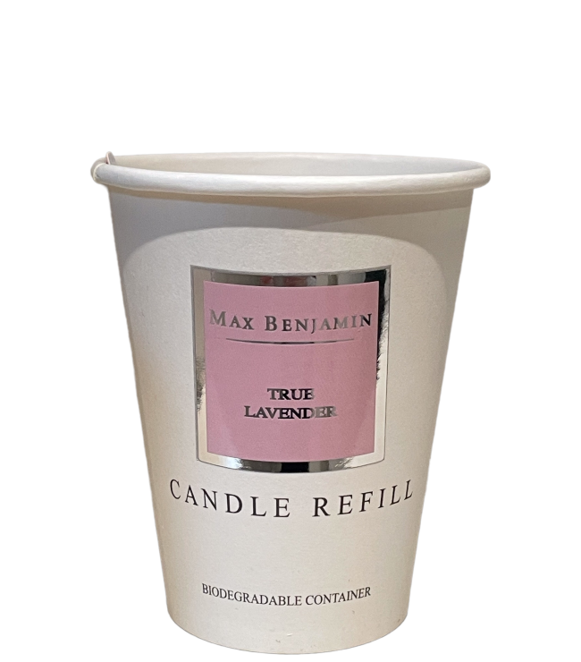 True Lavender Luxury Natural Candle Refill Max Benjamin