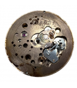 Tudor Oyster Prince caliber 390 automatic movement with dial and gold tone hands for repair or parts