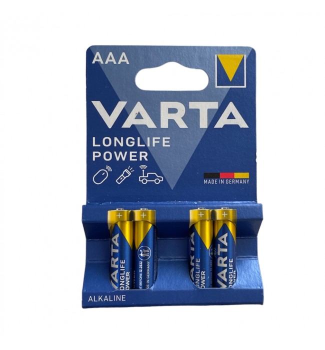 Varta Longlife Power alkaline battery set of 4 LR03 AAA