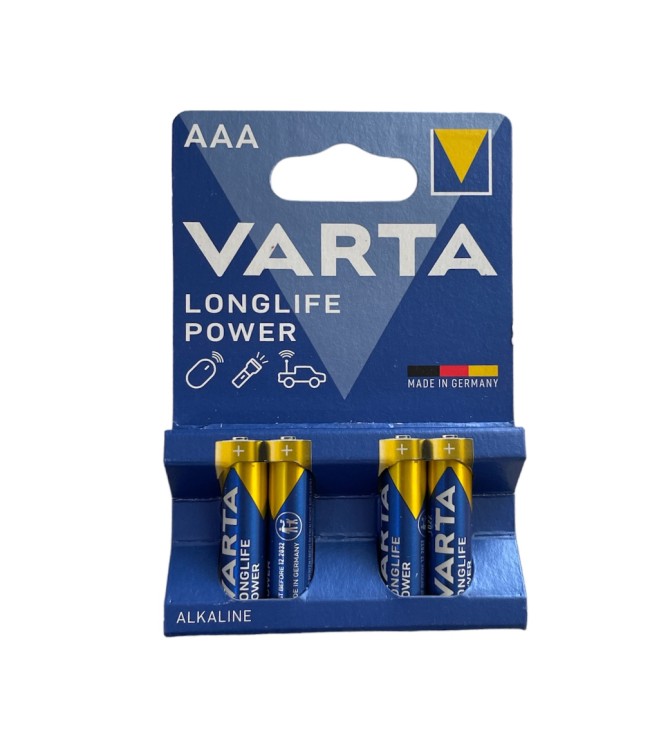 VARTA Longlife Power алкални батерии AAA комплект от 4 броя