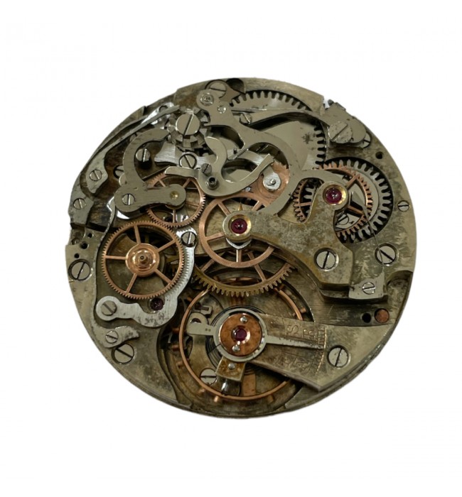 Vintage Landeron caliber 3 chronograph movement for parts or repair