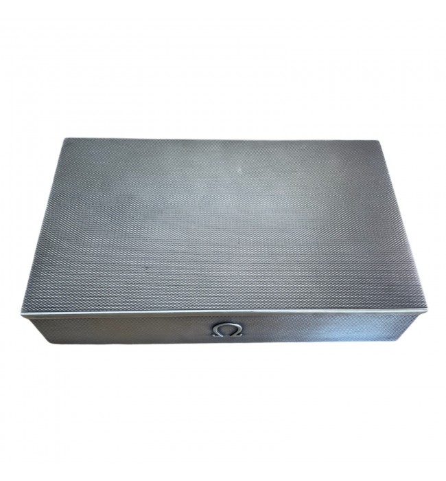 Vintage rare Omega sterling silver watch box silver 925 1950's