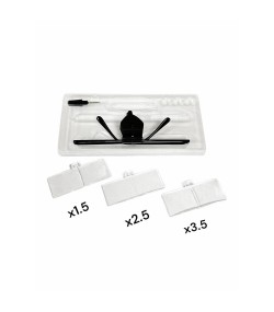 Watchmaker supporting glasses magnifier spectacle loupe with 3 lenses