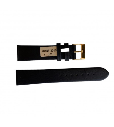 Waterproof black smooth leather wat ...