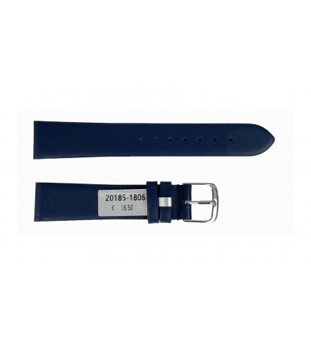 Waterproof dark blue leather watch  ...