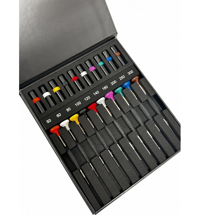 Bergeon 6899-A10 set of 10 ergonomic screwdrivers
