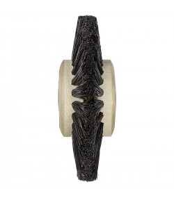 Wheel circle hard brush bristle with wooden core, 3 rows, 70 mm