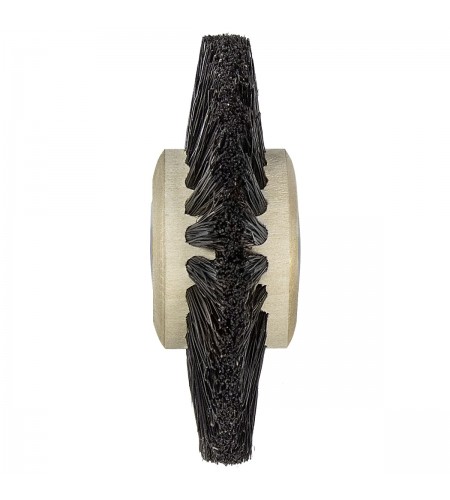 Wheel circle hard brush bristle wit ...