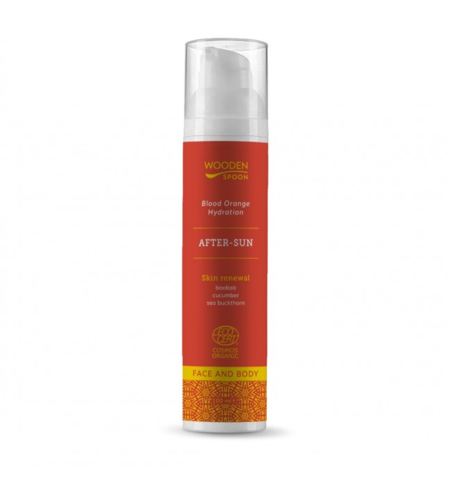 Bio After Sun Oil 100 ml, Wooden Spoon