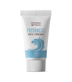 Organic Cream Deodorant, Freshness, 40 ml, Wooden Spoon