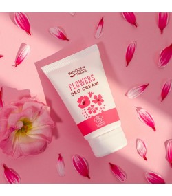 Organic Certified Deo Cream, Flowers,  40 ml, Wooden Spoon